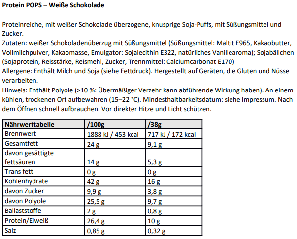NanoSUPPS-PROTEIN POPS 12x38g NanoSUPPS-PROTEIN POPS 12x38g